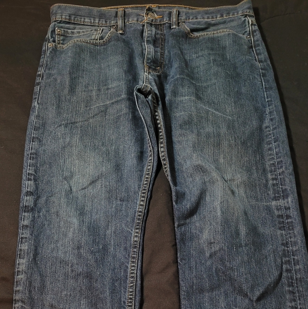 Men 502 Blue Denim Jeans Levi's 34 x 30